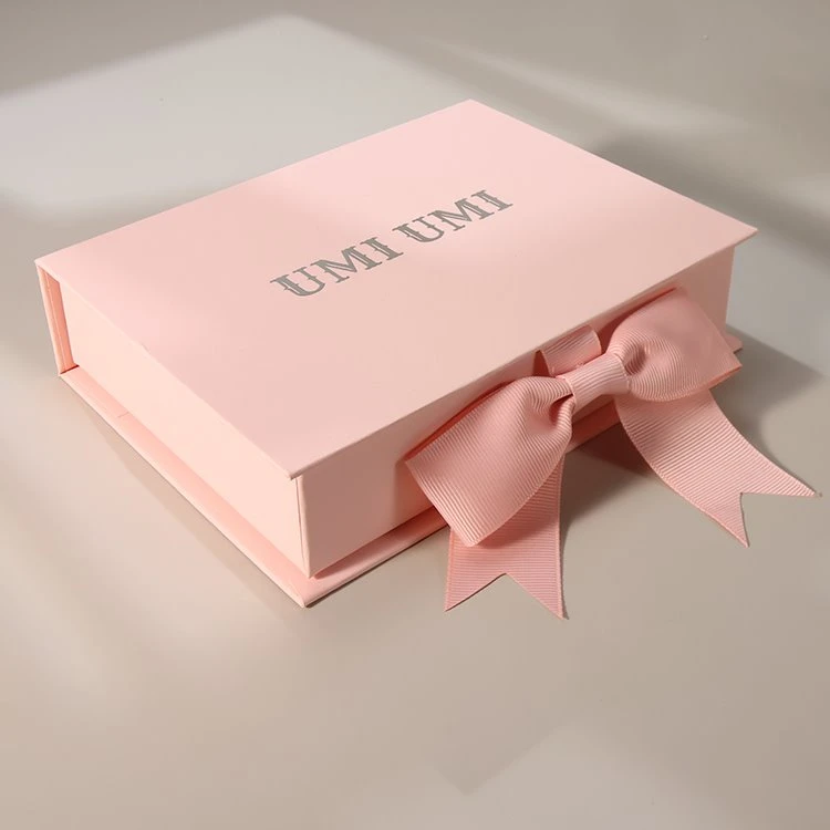 Luxury Portable Jewelry Box With Ribbon And Bow Decoration